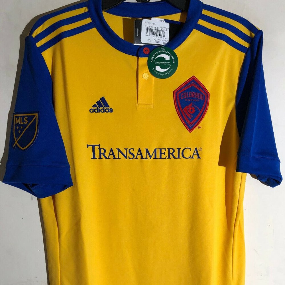 Adidas MLS COLORADO RAPIDS Youth  JERSEY.  Size-S,M,L, or XL. New w tags